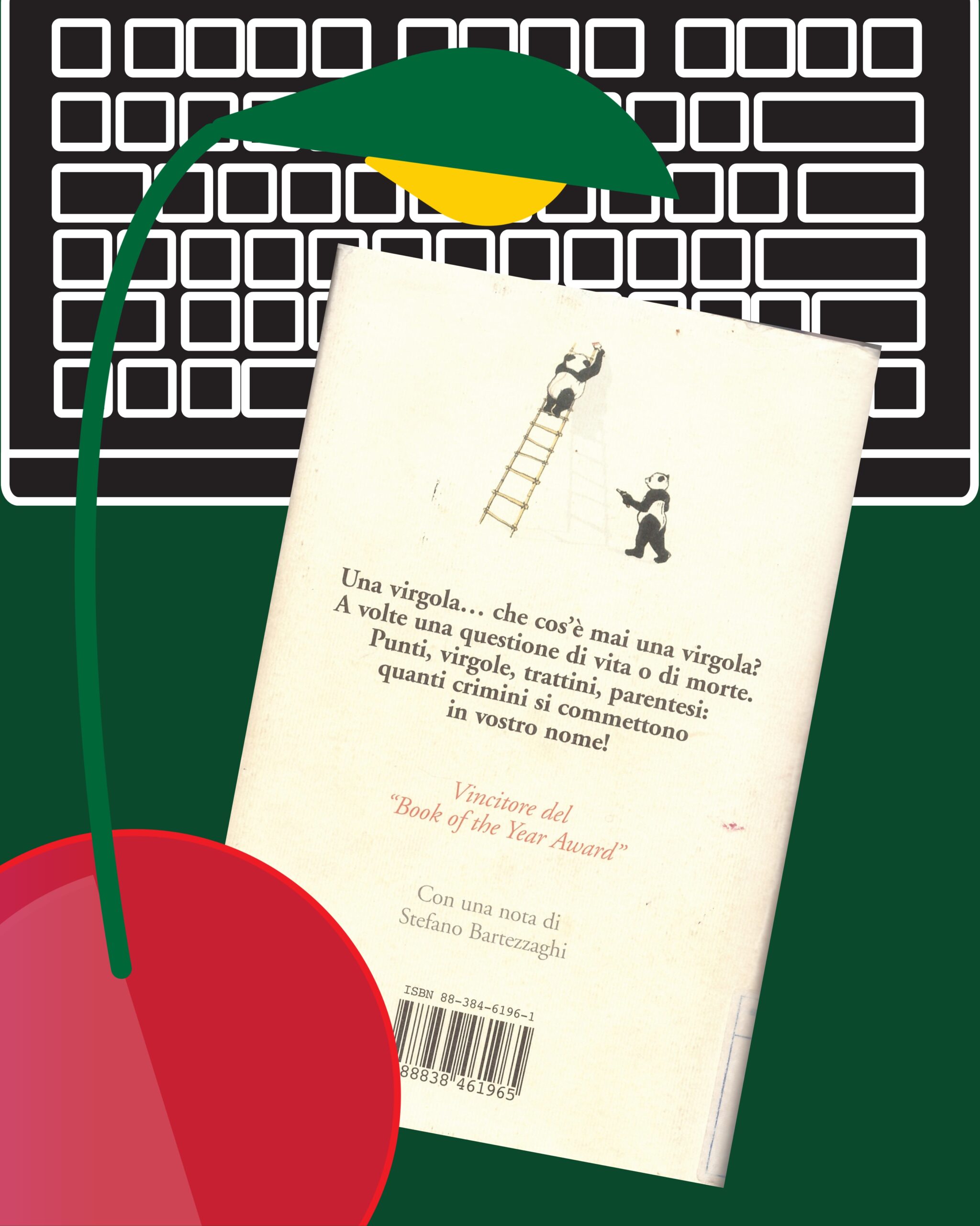 Immagine retro di copertina del libro sulla punteggiatura di Lynne Truss